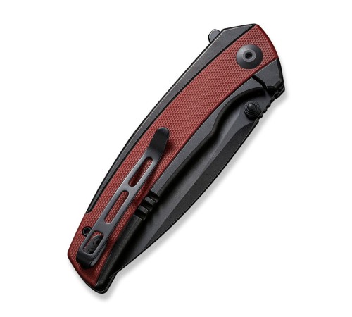 Складной нож CIVIVI Teraxe сталь Nitro-V, рукоять G10 черно-бордовая
