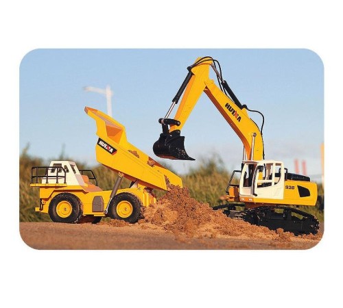 Радиоуправляемый карьерный самосвал HUI NA TOYS 2.4G 6CH (дальность 8 м) 1/24 RTR