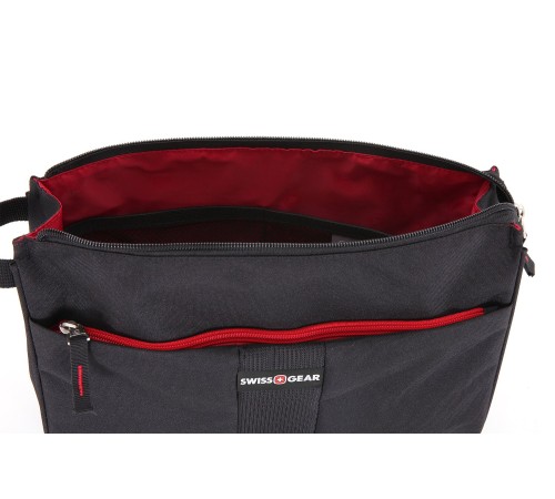 Несессер SWISSGEAR, черный, полиэстер, 31x8x22 см