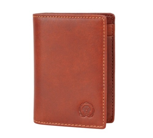 Визитница Cross Vachetta New Cognac, кожа наппа, гладкая, рыже-коричневый, 10,5 х 7,5 х 2 см