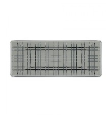 Блюдо прямоугольное Nachtmann SQUARE 28x14 см дымчатое