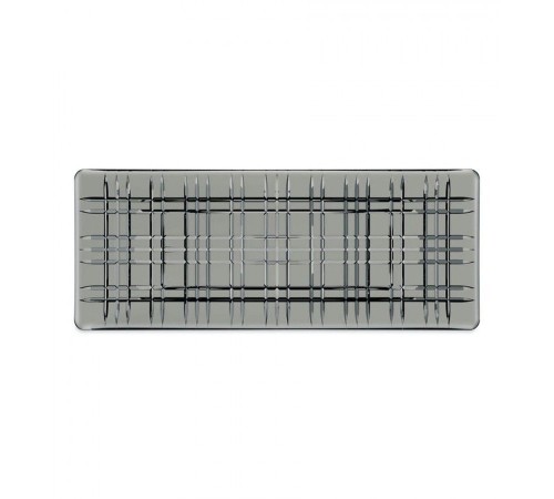 Блюдо прямоугольное Nachtmann SQUARE 28x14 см дымчатое