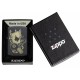 Зажигалка ZIPPO Gambling Design с покрытием Black Matte, латунь/сталь, чёрная, матовая, 38x13x57 мм