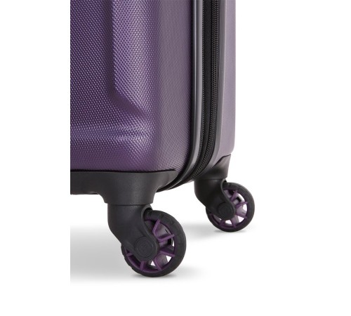 Чемодан WENGER ZURICH III, фиолетовый, АБС-пластик, 35,5x23x48 см, 34 л