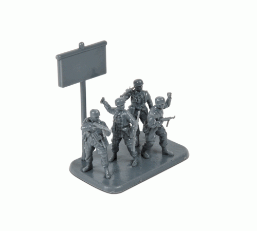 Сборные солдатики ZVEZDA Немецкие парашютисты, 1/72