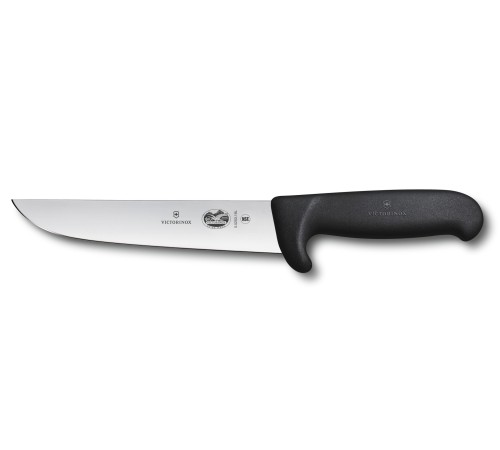Нож мясника / нож для забоя VICTORINOX Fibrox с лезвием 18 см и безопасной рукоятью