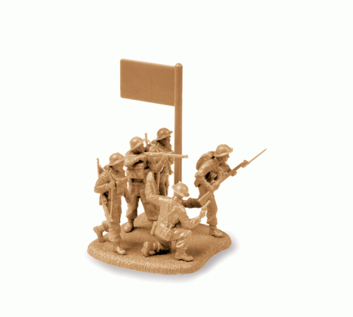 Сборные солдатики ZVEZDA Британская пехота, 1/72
