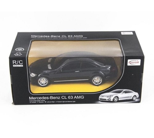 Р/У машина Rastar Mercedes CL63 AMG 1:24, цвет чёрный 27MHZ