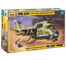 Сборная модель ZVEZDA Советский ударный вертолёт МИ-24П, 1/72