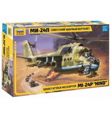 Сборная модель ZVEZDA Советский ударный вертолёт МИ-24П, 1/72
