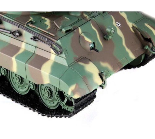Радиоуправляемый танк Heng Long King Tiger (башня Porsche) Original V6.0  2.4G 1/16 RTR