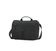 Сумка наплечная VICTORINOX Advenuter Traveler горизонтальная, чёрная, нейлон 800D, 27x8x22 см, 4 л