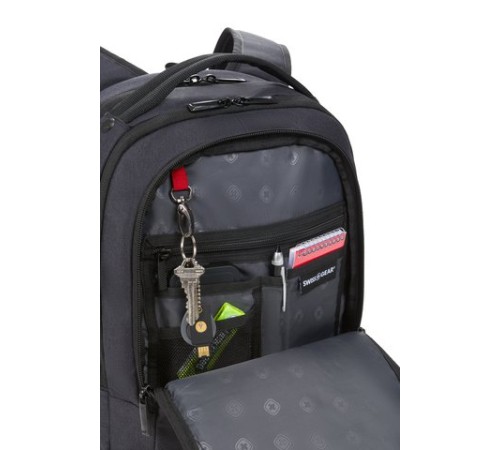 Рюкзак SWISSGEAR, черный, полиэстер, 29 х 15 х 42,5 см, 18,5 л