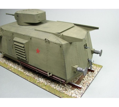 Сборная картонная модель Shipyard тяжелая бронедрезина BDT (№44), 1/25