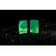 Зажигалка ZIPPO Mythological с покрытием Glow In The Dark Green, латунь/сталь, черная, 38x13x57 мм