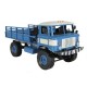 Радиоуправляемая машина MN MODEL ГАЗ-66 грузовая (синяя) 4WD 2.4G 1/16 RTR