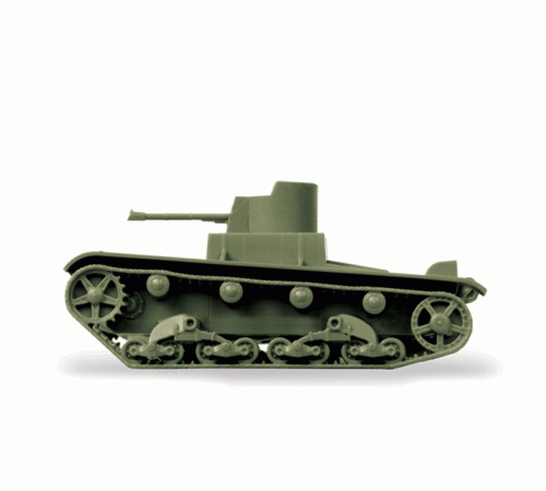 Сборная модель ZVEZDA Советский огнеметный танк Т-26, 1/100