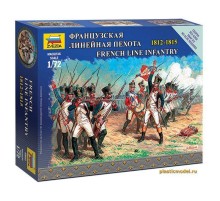 Сборные солдатики ZVEZDA Наполеоника: Французская линейная пехота, 1/72