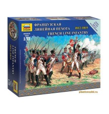 Сборные солдатики ZVEZDA Наполеоника: Французская линейная пехота, 1/72