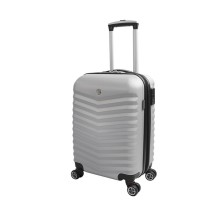 Чемодан WENGER FRIBOURG, серебристый, АБС-пластик, 37x24,5x54см, 35 л