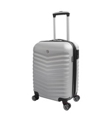 Чемодан WENGER FRIBOURG, серебристый, АБС-пластик, 37x24,5x54см, 35 л