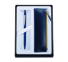 Набор Cross: ручка Cross Click Midnight Blue + синий чехол