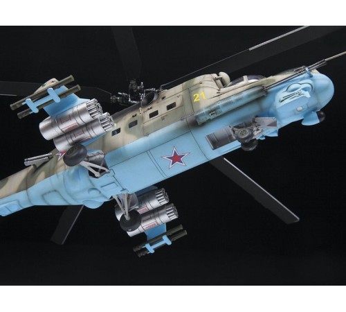 Сборная модель ZVEZDA Советский ударный вертолёт Ми-24П, 1/48