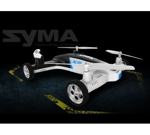 Р/У квадрокоптер Syma X19W Летающая машина с FPV трансляцией Wi-Fi 6-AXIS 2.4G RTF