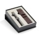 Подарочный набор Parker: Перьевая ручка Parker Sonnet Black Lacquer CT + чехол из экокожи