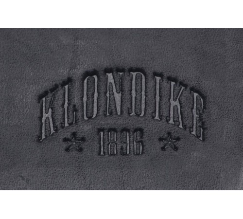 Бумажник KLONDIKE Yukon, натуральная кожа в черном цвете, 10 х 2 х 12,5 см