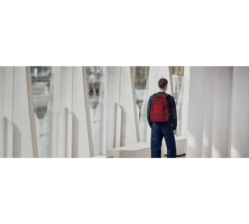 Рюкзак VICTORINOX VX Sport Evo Deluxe Backpack, красный, полиэстер, 35x25x48 см, 28 л