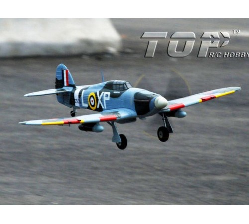 Радиоуправляемый самолет Top RC Hurricane зеленый 750мм 2.4G 4-ch LiPo RTF