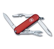 Нож-брелок VICTORINOX Rambler, 58 мм, 10 функций, красный