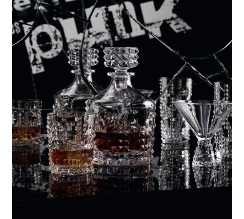 Декантер и 2 стакана, набор для виски Nachtmann PUNK