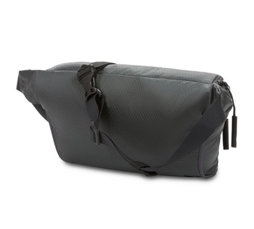 Сумка на пояс SWISSGEAR, серая, полиэстер с плетением рип-стоп, 38 x 5 x 15 см