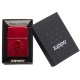 Зажигалка ZIPPO Doom с покрытием Candy Apple Red, латунь/сталь, красная, глянцевая, 38x13x57 мм
