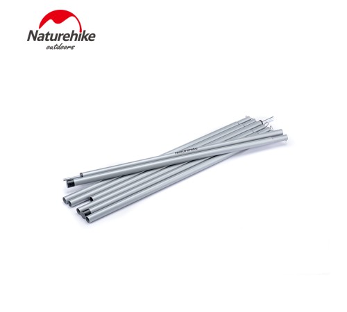 Стойки для тента Naturehike NH19PJ042 оцинкованное железо 2,4 м 4 секции (2шт), 6927595741931