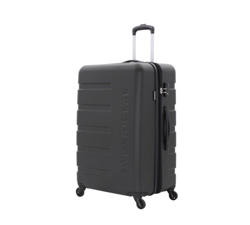 Чемодан SWISSGEAR TYLER, черный, АБС-пластик, 51,5 x 31 x 77 см, 96 л