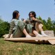 Коврик Naturehike CNK2300DZ014 D01 самонадувной с подушкой бежевый 3см, 6976507663397