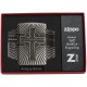 Зажигалка ZIPPO Armor® с покрытием Antique Silver, латунь/сталь, серебристая, матовая, 38x13x57 мм