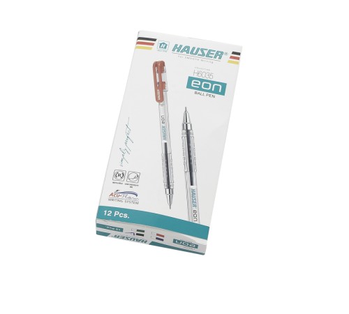 Шариковая ручка Hauser EON, пластик, цвет красный