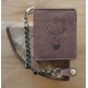 Бумажник KLONDIKE «Wayne Deer», натуральная кожа в светло-коричневом цвете, 10,5 х 12,5 х 2,5 см