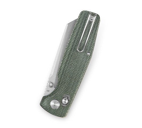 Нож Bestech Slasher сталь D2, рукоять Микарта зеленая