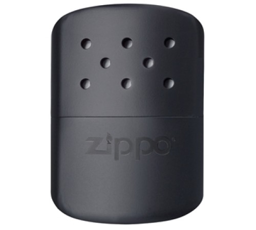 Каталитическая грелка ZIPPO, алюминий с покрытием Black, чёрная, матовая, на 12 ч, 66x13x99 мм