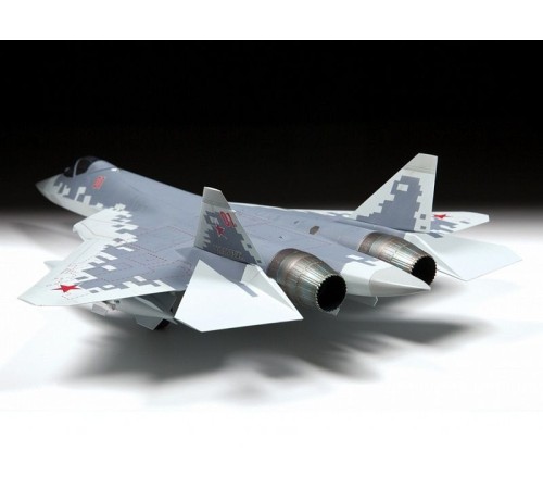 Сборная модель ZVEZDA Российский многофункциональный истребитель пятого поколения Су-57, 1/48
