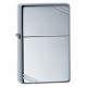 Зажигалка ZIPPO Vintage™с покрытием High Polish Chrome, латунь/сталь, серебристая, 38x13x57 мм