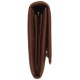 Кошелёк женский BUGATTI Lady Top, коньячный, натуральная воловья кожа, 20х2,5х10,5 см