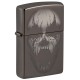 Зажигалка ZIPPO Screaming Monster с покрытием Black Ice®, латунь/сталь, черная, 38x13x57 мм