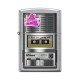 Зажигалка ZIPPO Магнитофон с покрытием Street Chrome™, латунь/сталь, серебристая, 38x13x57 мм