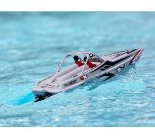 Радиоуправляемый катер ProBoat Sprintjet 9-inch Self-Right Jet Boat (серебряный) RTR